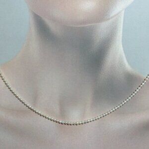 Cultured Pearl Silver Necklace